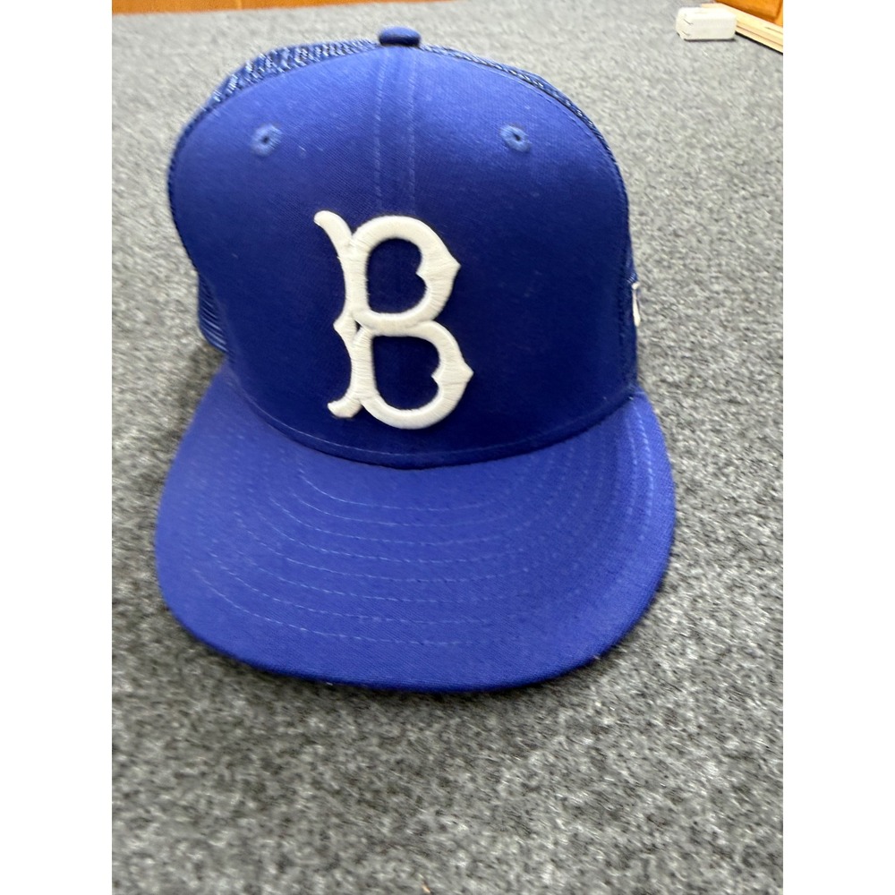 Brooklyn Dodgers Trucker Hat New Era Hat Mens OSFM Royal Blue 9FIFTY Snapback‎